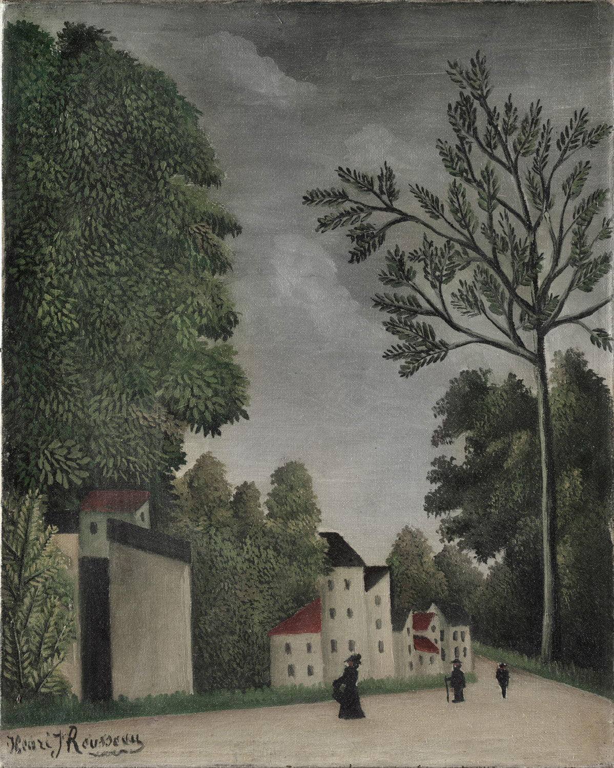 Rue du Village - Henri Rousseau