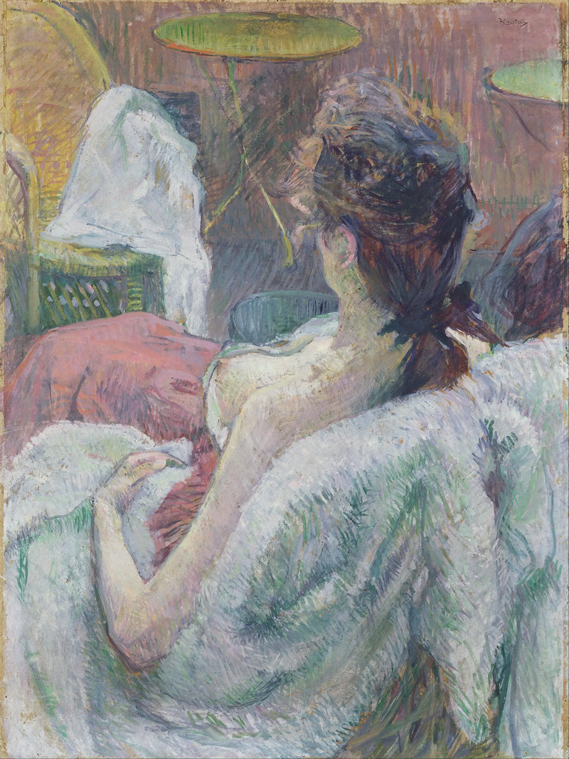 O modelo em repouso - Henri de Toulouse-Lautrec