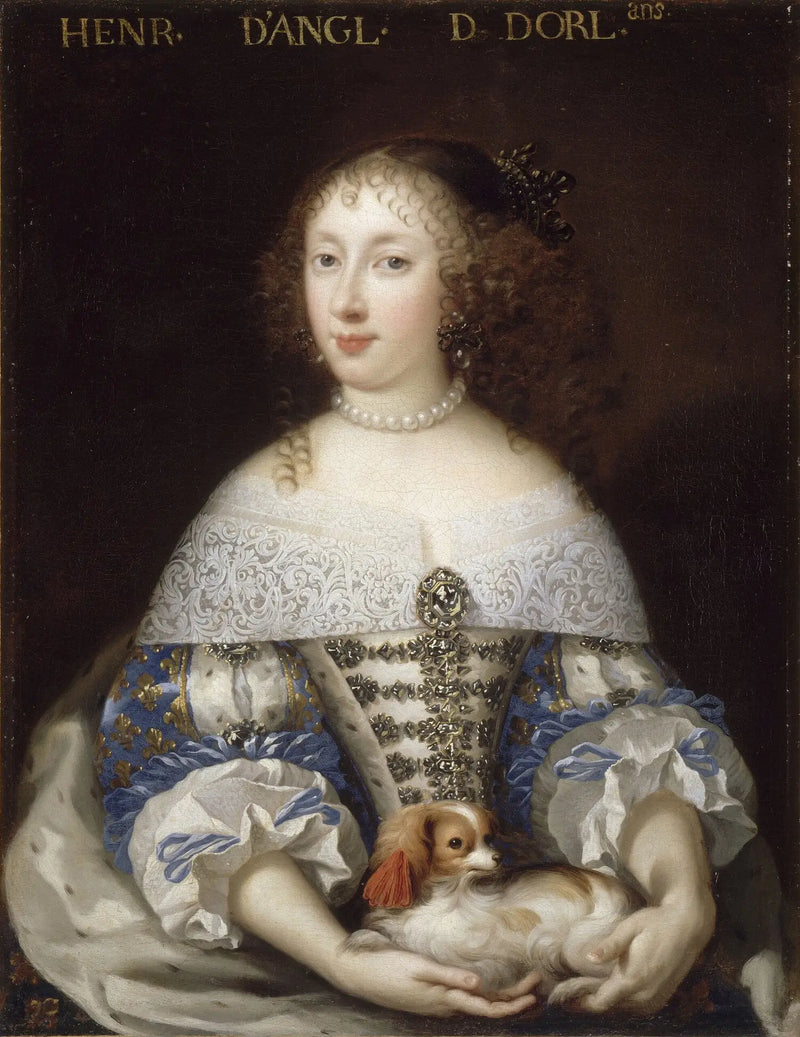 Henriette-Anne d'Angleterre, duquesa d'Orléans, conhecida como Madame (1644-1670) - Jean Nocret
