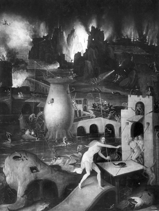 A Descida aos Limbos - Hieronymus Bosch
