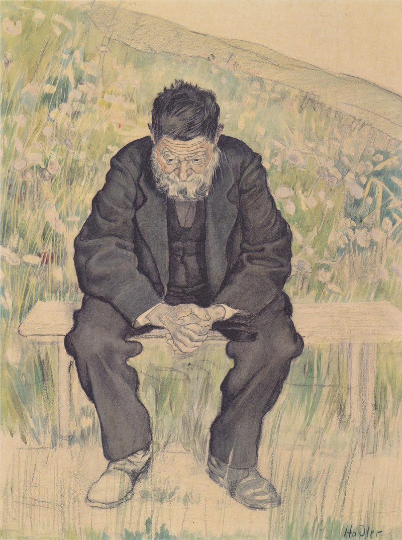 Sem trabalho - Ferdinand Hodler