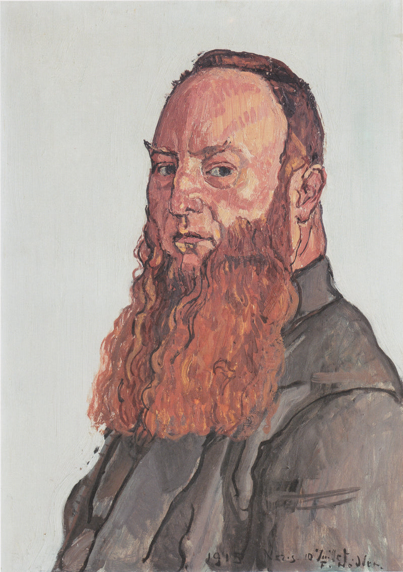 Retrato de James Vibert - Ferdinand Hodler