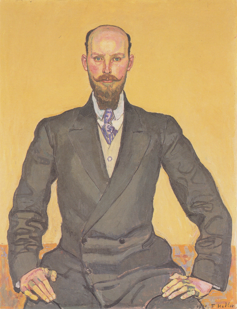 Retrato de Willy Russ - Ferdinand Hodler