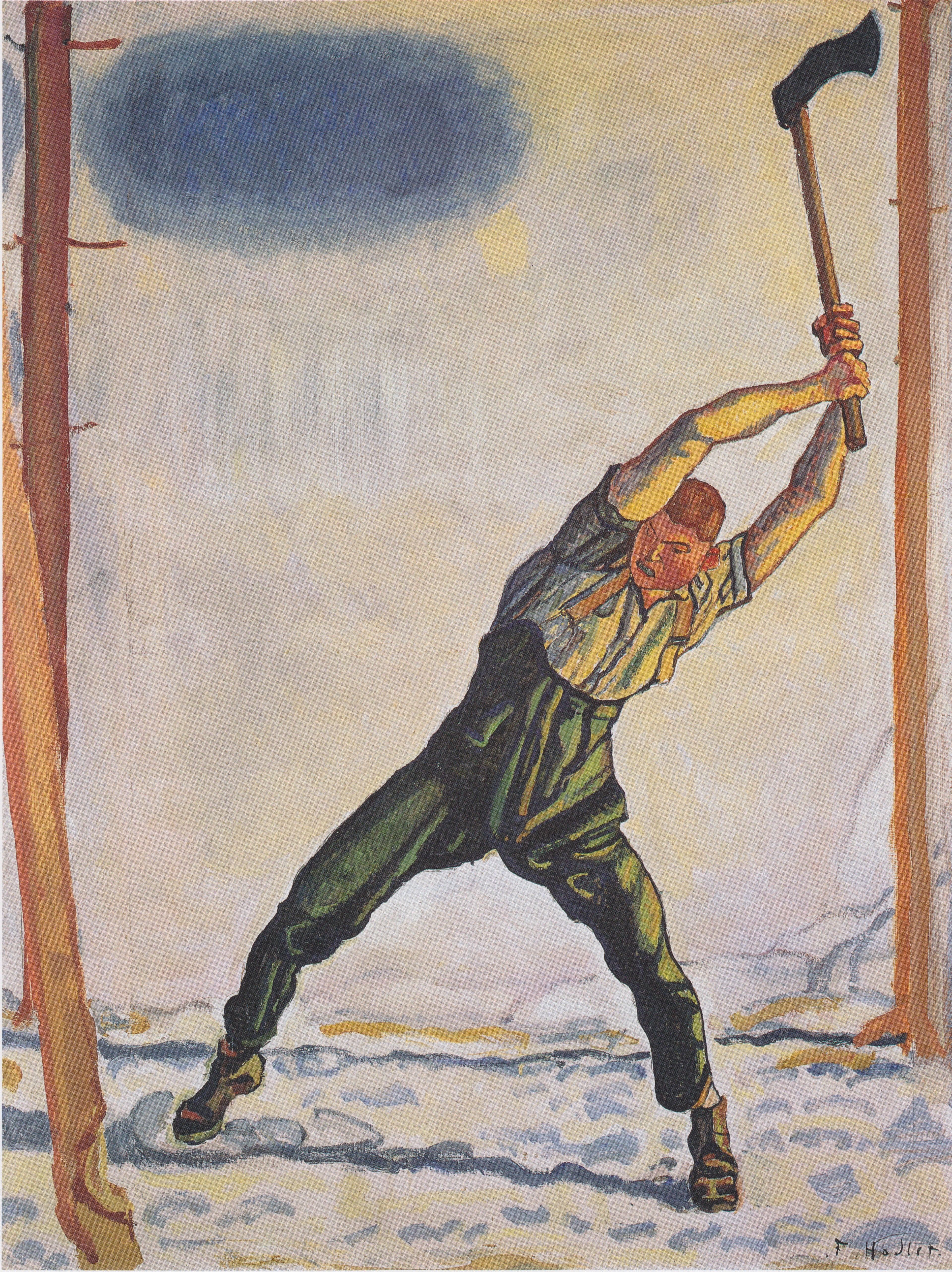 Le bûcheron - Ferdinand Hodler