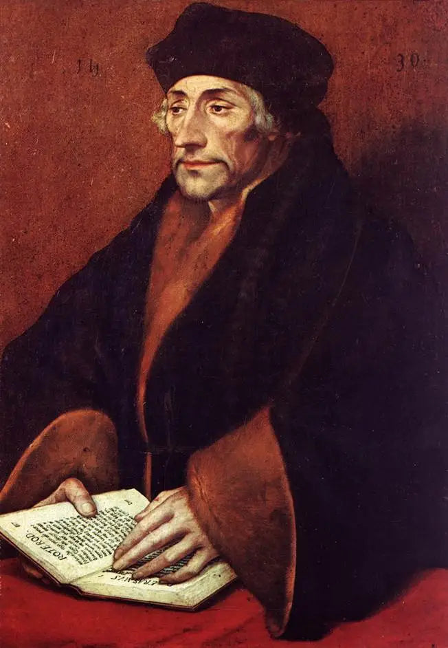 Retrato de Desiderius Erasmus (1466-1536) - Hans Holbein, o Jovem