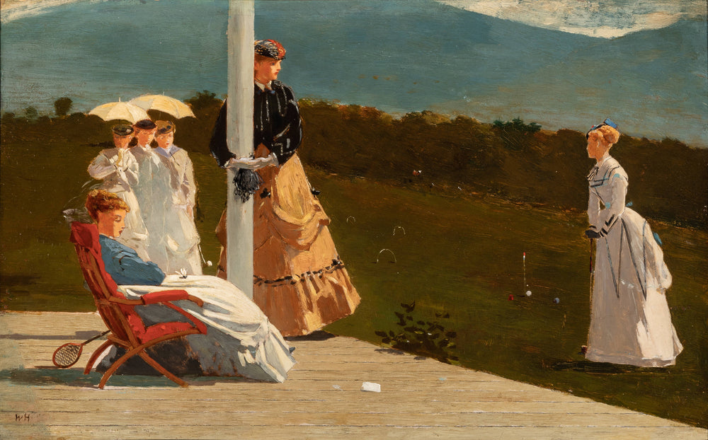 Match de croquet - Winslow Homer
