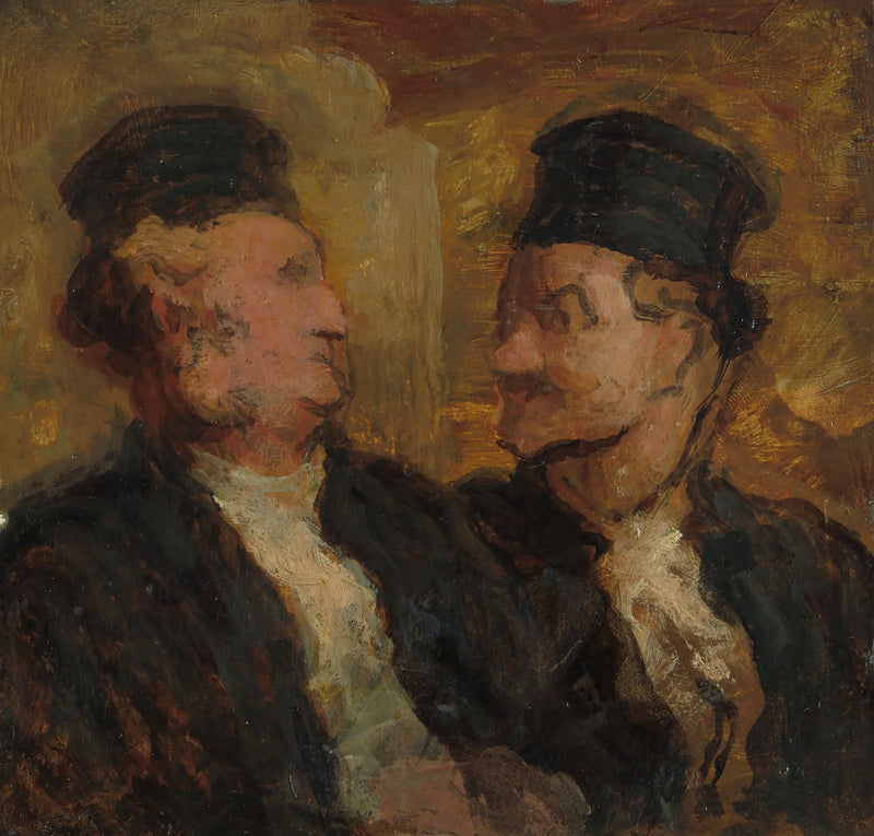 Dois advogados - Honoré Daumier