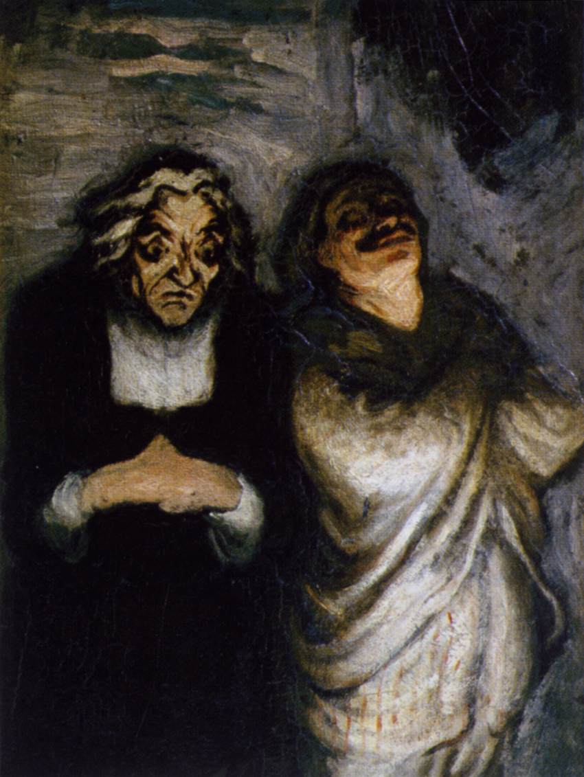 Scène de comédie - Honoré Daumier