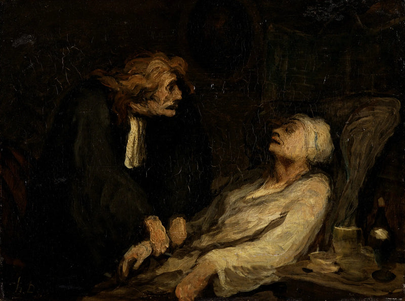 O Hipocondríaco (O Doente Imaginário) - Honoré Daumier