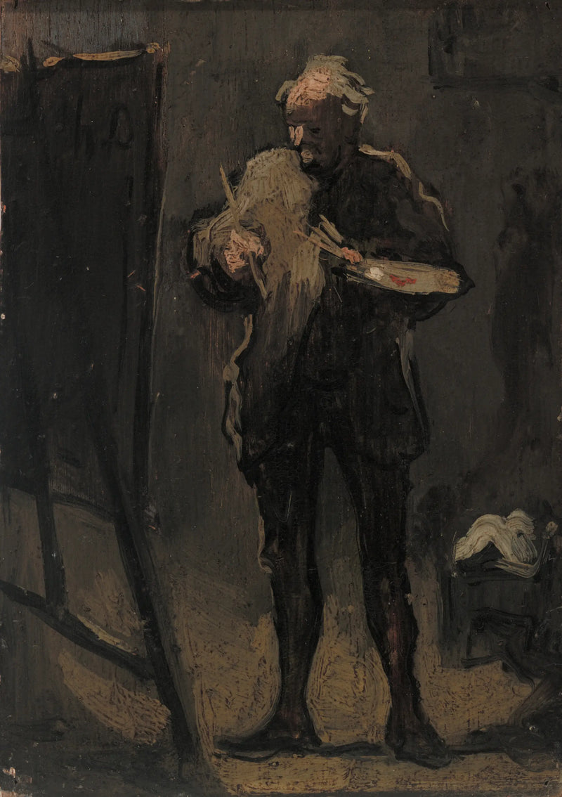 O Pintor diante de seu quadro - Honoré Daumier