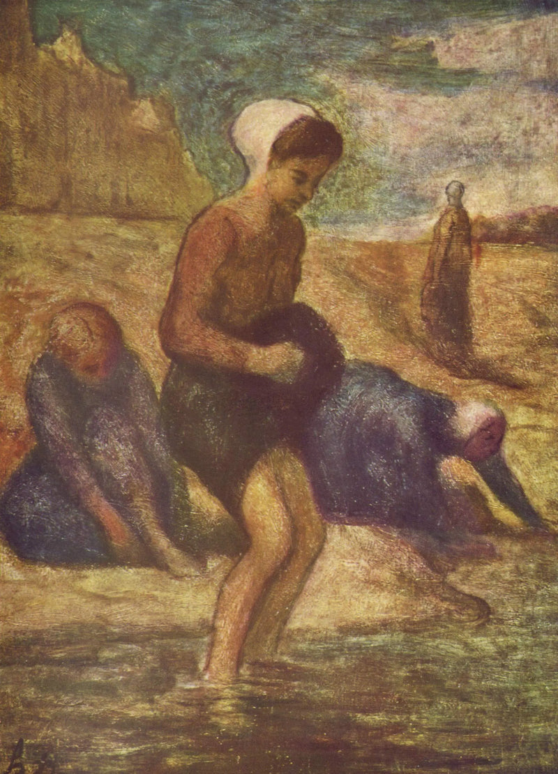 À beira da água - Honoré Daumier