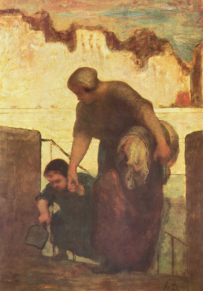 La Blanchisseuse - Honoré Daumier - Alpha Reproduction