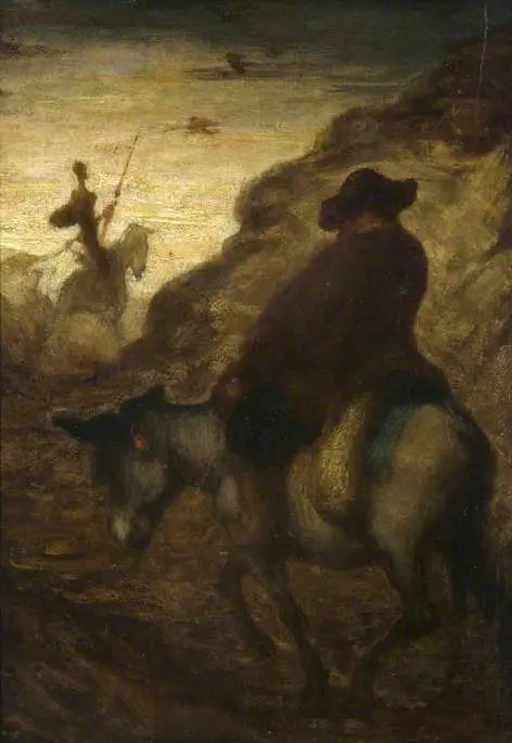 Dom Quixote e Sancho Pança - Honoré Daumier