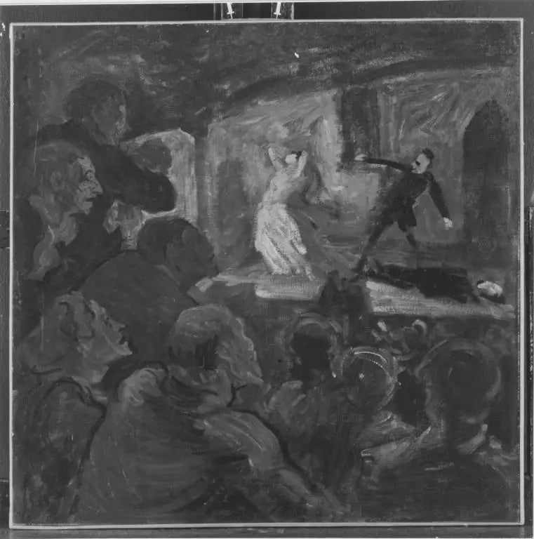 Das Drama (copie de) - Honoré Daumier - Alpha Reproduction