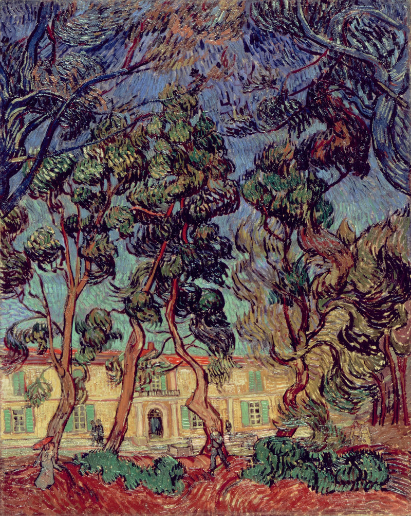 Árvores do jardim do hospital Saint-Paul - Vincent van Gogh