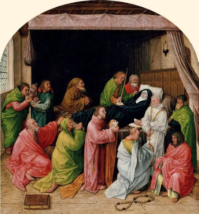 A Dormição, último quarto do século XV - Hugo van der Goes