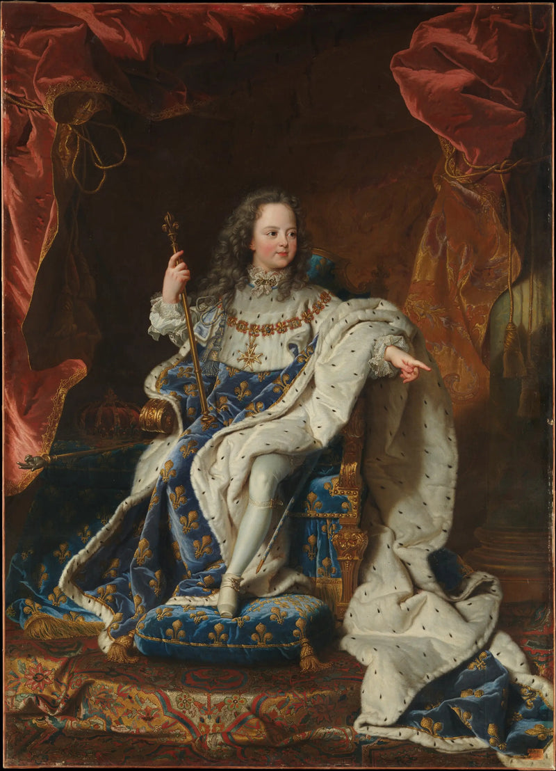 Louis XV da França, criança - Hyacinthe Rigaud