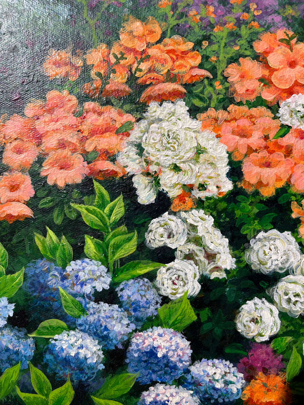 Couleurs et bord de toile