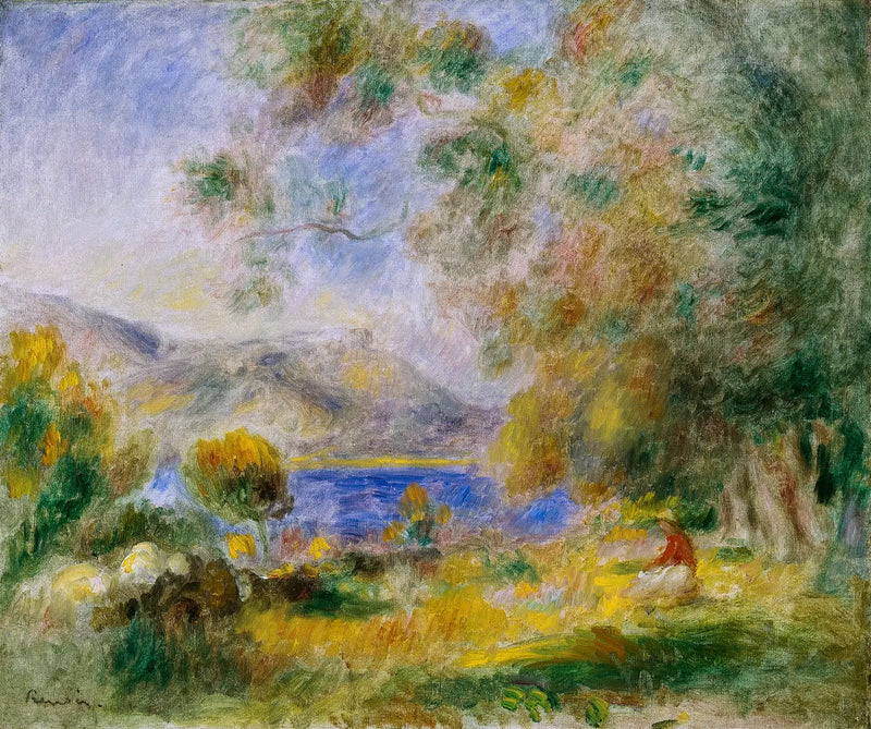 Perto de Cagnes - Pierre-Auguste Renoir