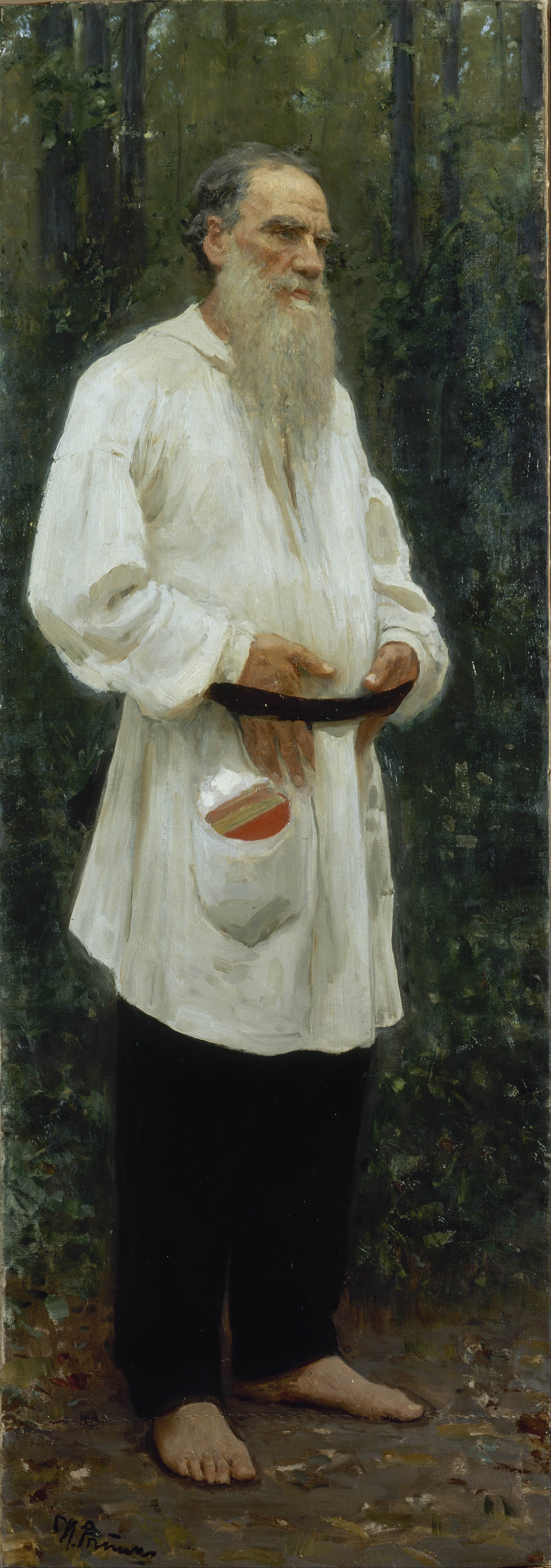 Léon Tolstoï pieds nus - Ilya Repin