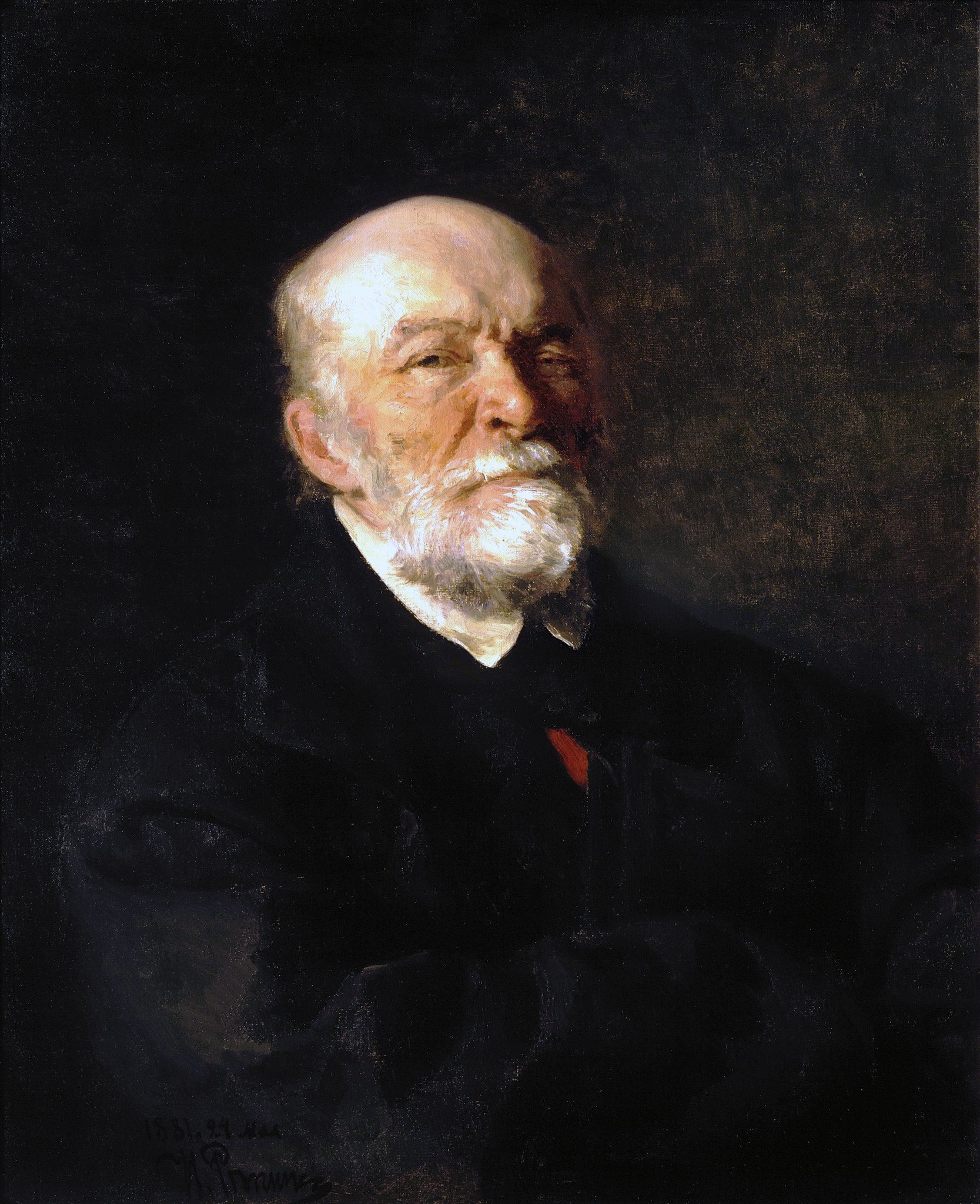 Portrait du chirurgien Nikolaï Ivanovitch Pirogov - Ilya Repin