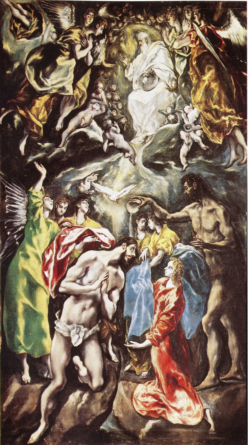 O Batismo de Cristo - El Greco