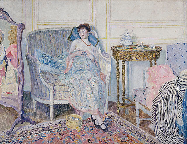No Boudoir - Frederick Carl Frieseke