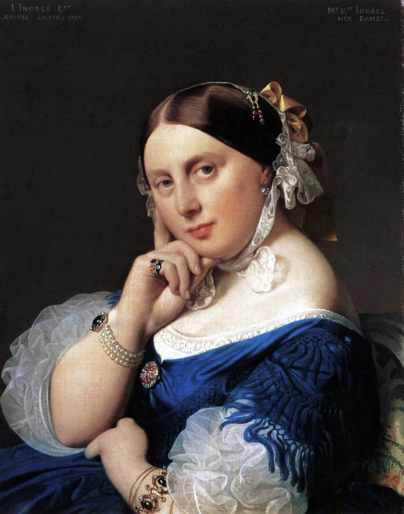 Retrato de Madame Ingres nascida Ramel - Jean-Auguste-Dominique Ingres