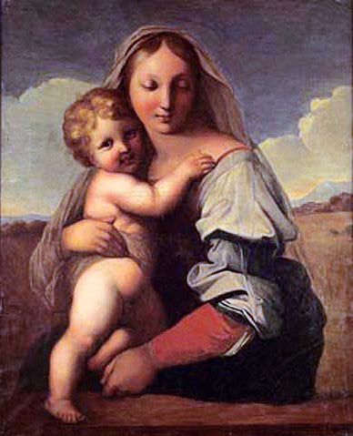 Virgem com o Menino - Jean-Auguste-Dominique Ingres