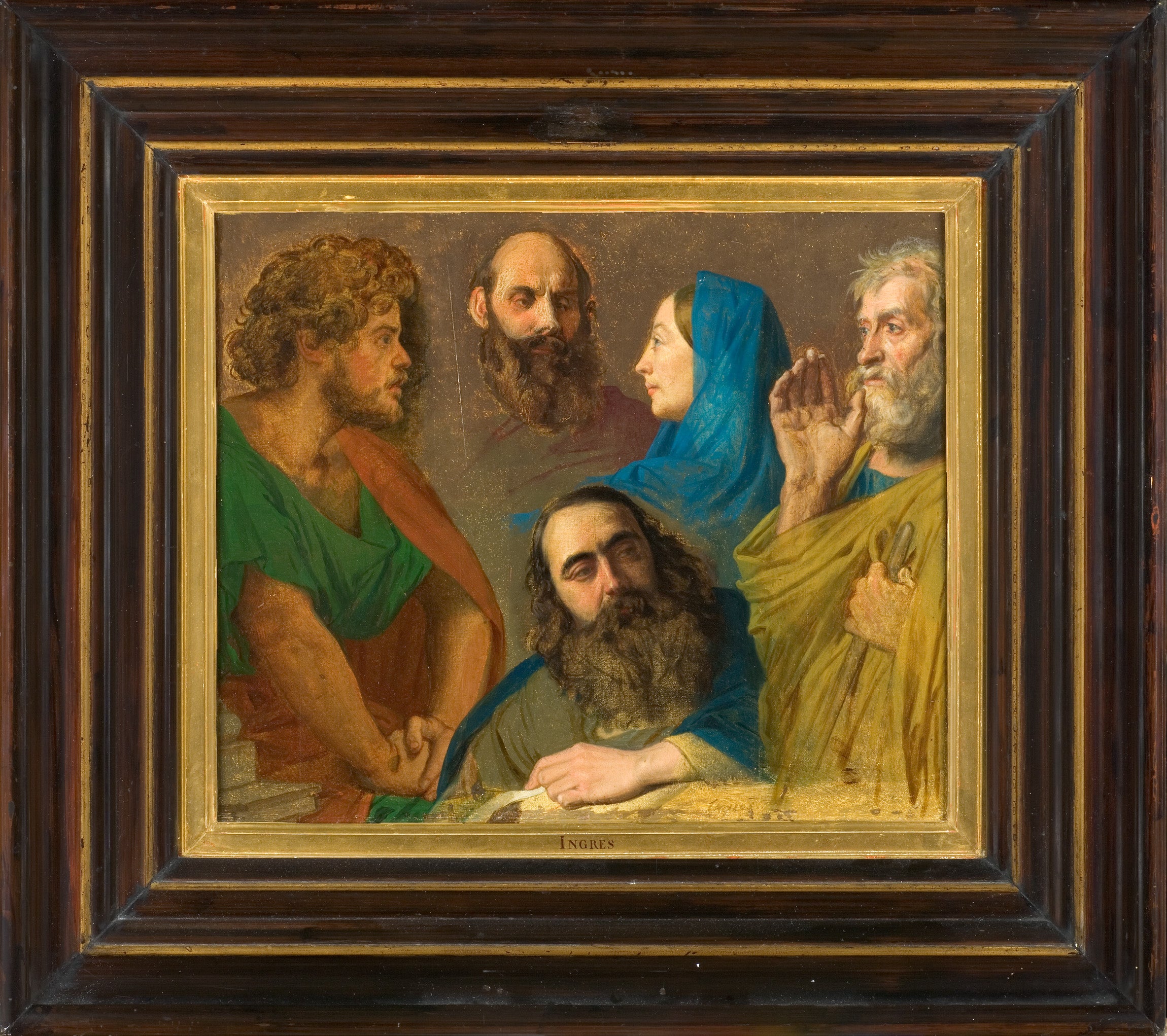Estudo para "Jesus no meio dos doutores" - Jean-Auguste-Dominique Ingres