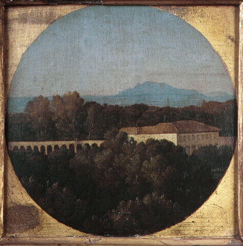 O Laranjal da Villa Borghèse - Jean-Auguste-Dominique Ingres