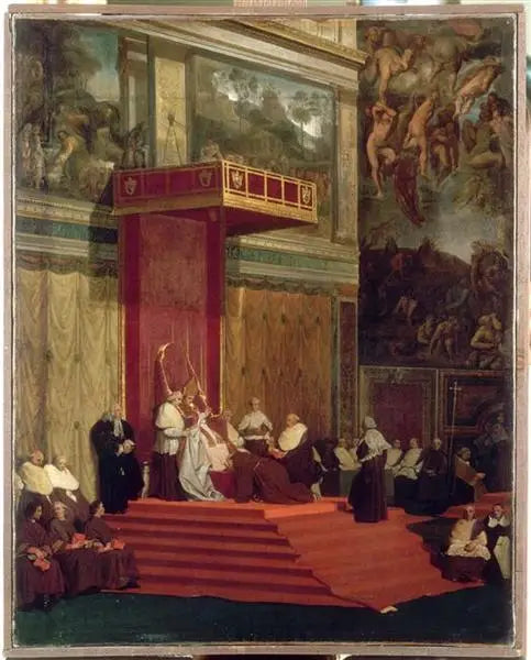 Capela locatária do Papa Pio VII - Jean-Auguste-Dominique Ingres