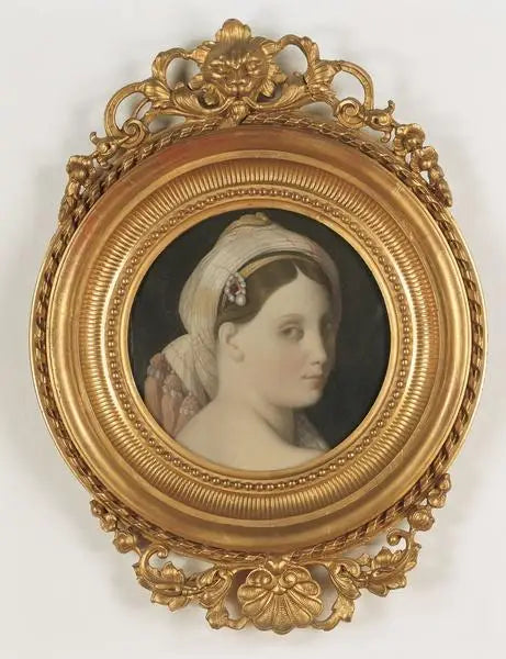 Tête de la Grande Odalisque - Jean-Auguste-Dominique Ingres - Alpha Reproduction