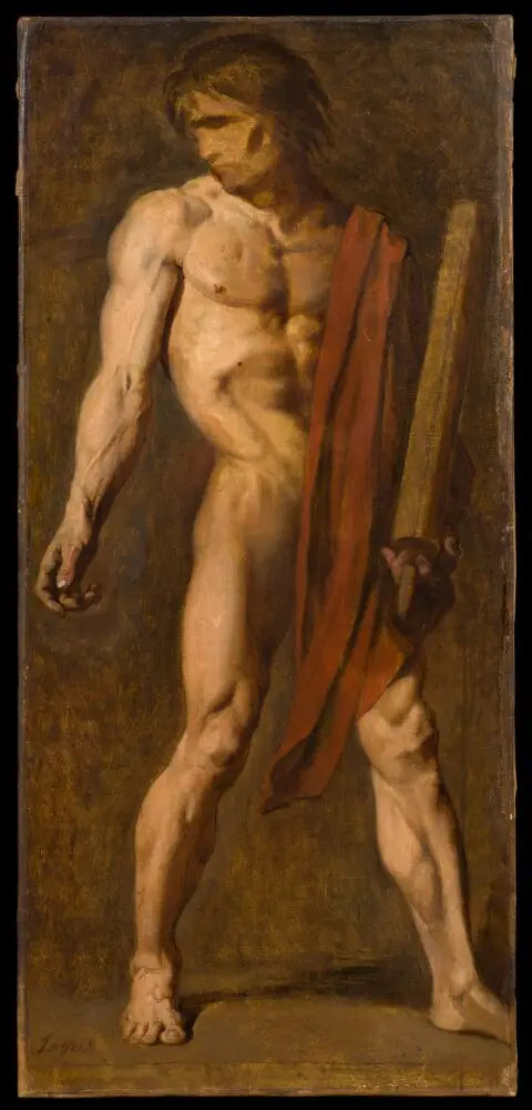 Étude pour la figure du licteur pour le tableau du Martyr de sains Symphorien - Jean-Auguste-Dominique Ingres - Alpha