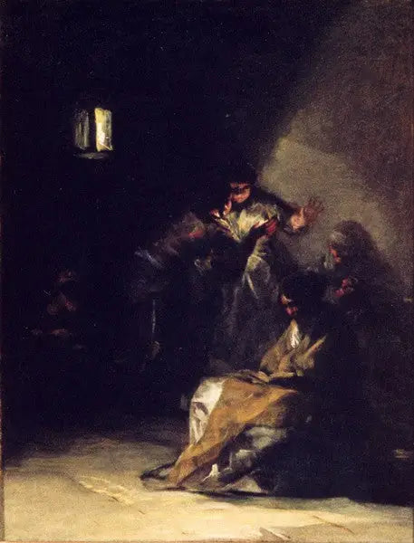 Interior de uma prisão - Francisco de Goya