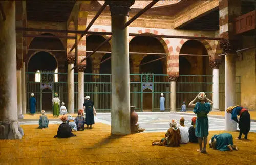 Interior de uma mesquita - Jean-Léon Gérôme
