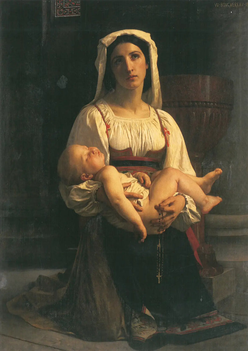 A Invocação à Virgem - Bouguereau