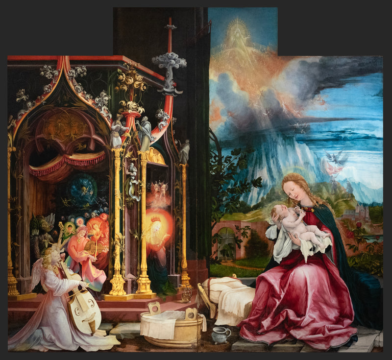 Concerto dos Anjos e Natividade - Matthias Grünewald