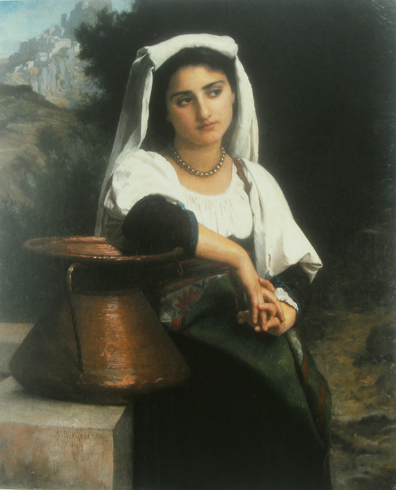 Mulher italiana na fonte - Bouguereau