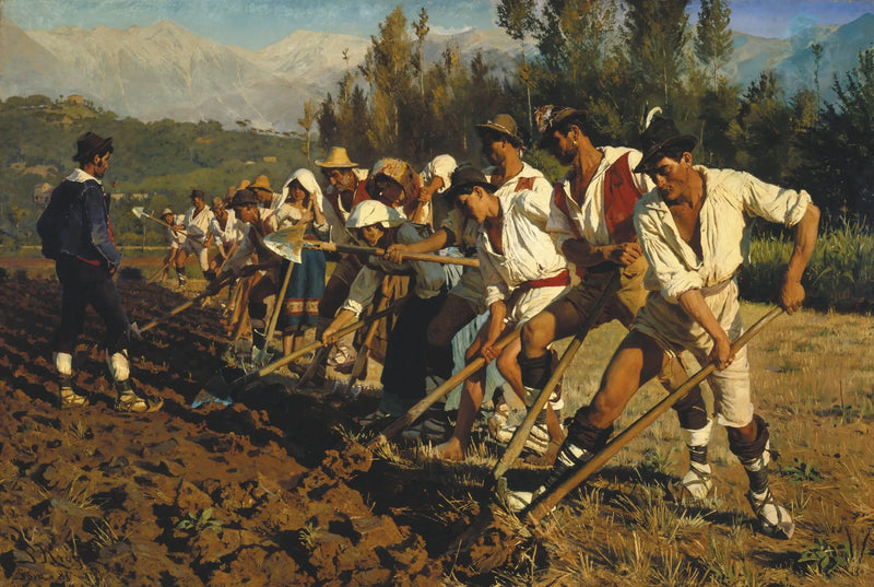 Trabalhadores rurais italianos. Abruzza - Peder Severin Krøyer