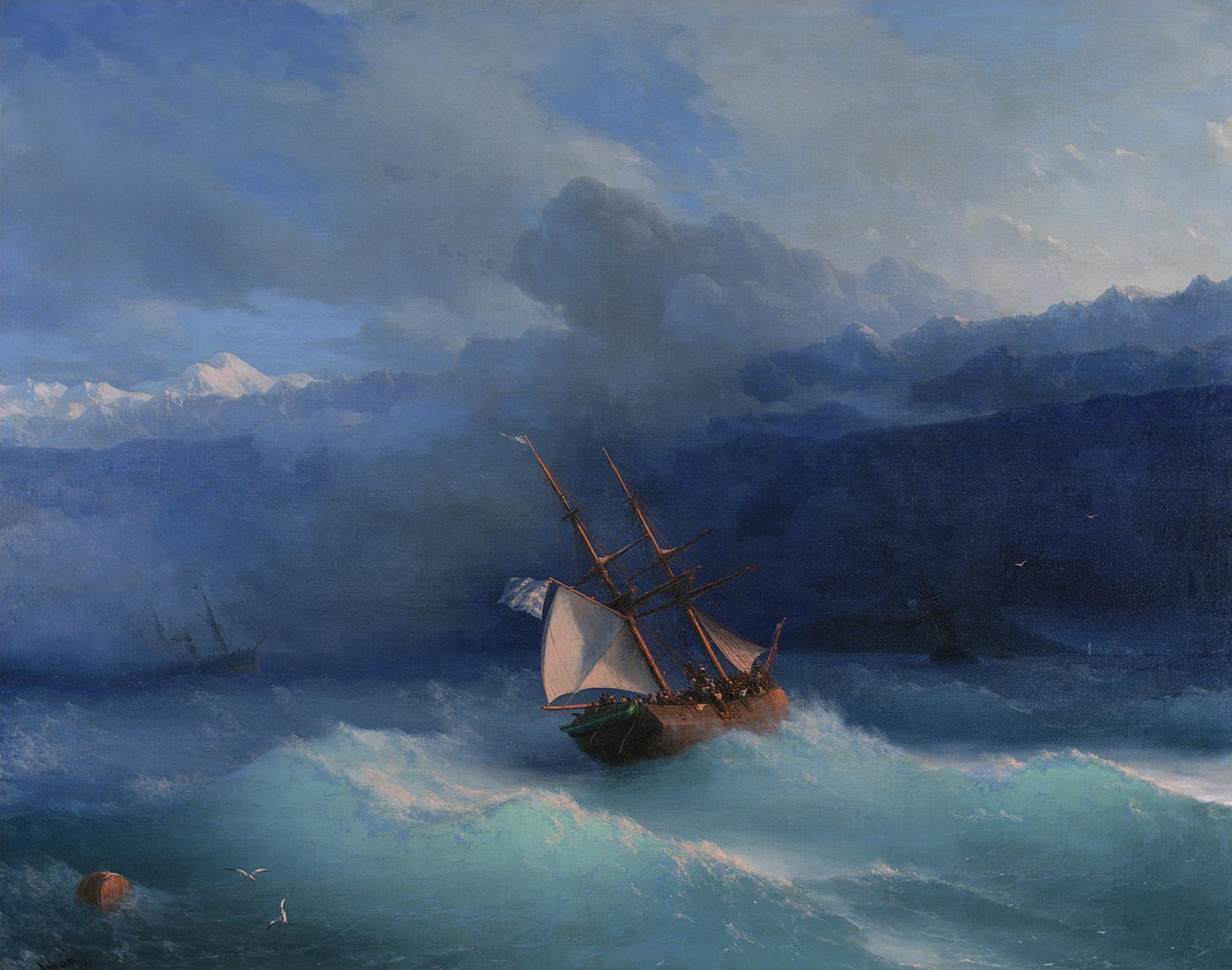 Le long de la côte - Ivan Aïvazovski