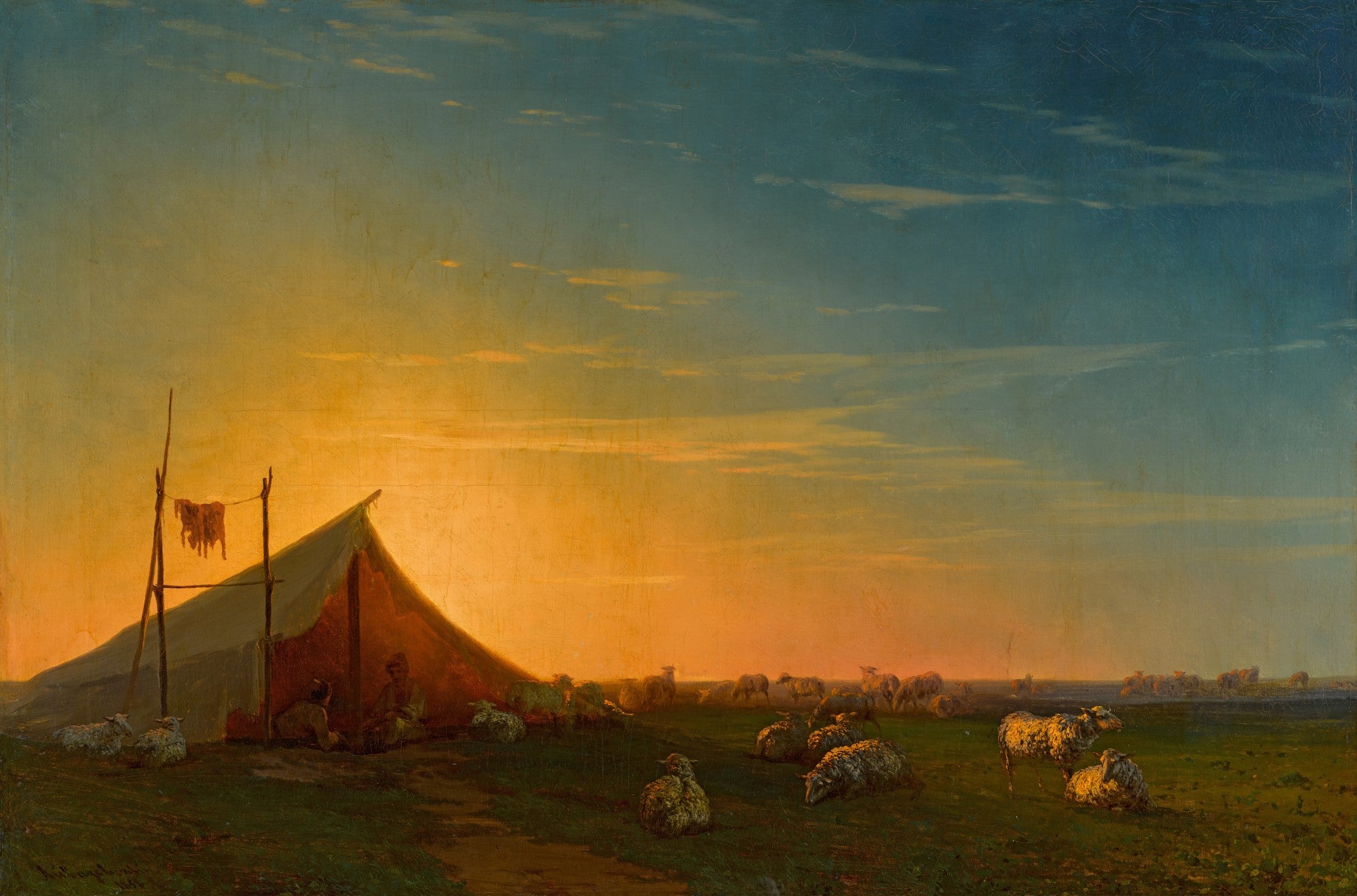Camp des bergers - Ivan Aïvazovski