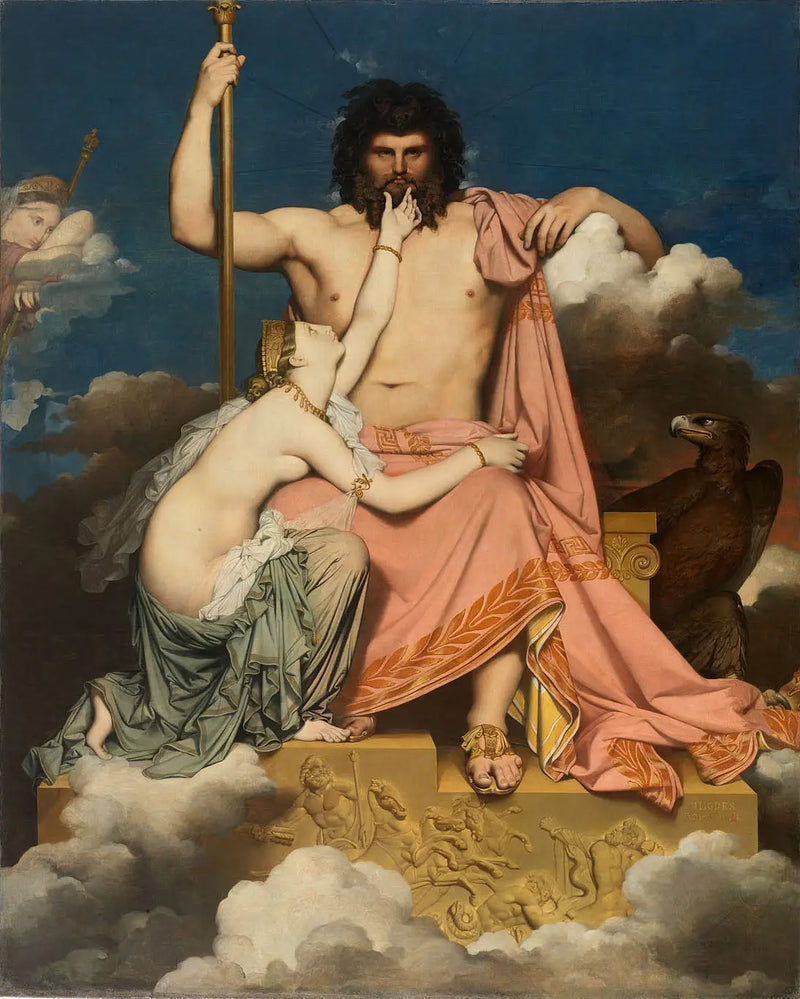 Júpiter e Tétis - Jean-Auguste-Dominique Ingres
