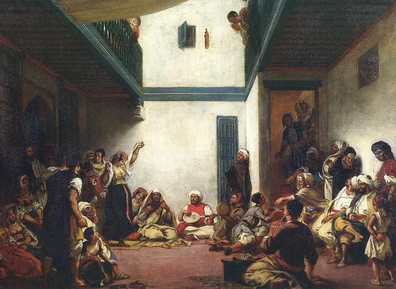 Noite judaica no Marrocos - Eugène Delacroix
