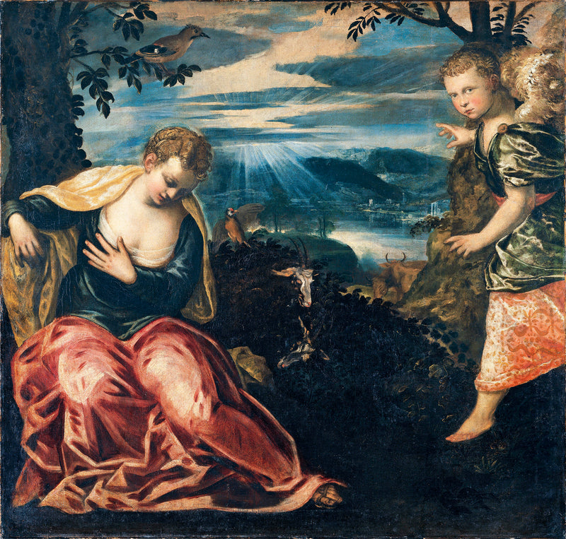 Anunciação à mulher de Manoá - Jacopo Tintoretto