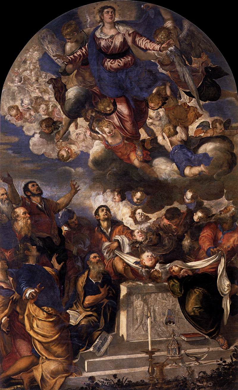 Assunção de Maria - Jacopo Tintoretto