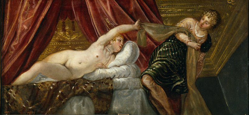 Joseph e a esposa de Putifar - Jacopo Tintoretto