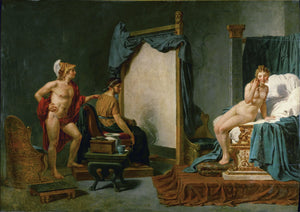 Apelle pintando Campaspe na presença de Alexandre - Jacques-Louis David