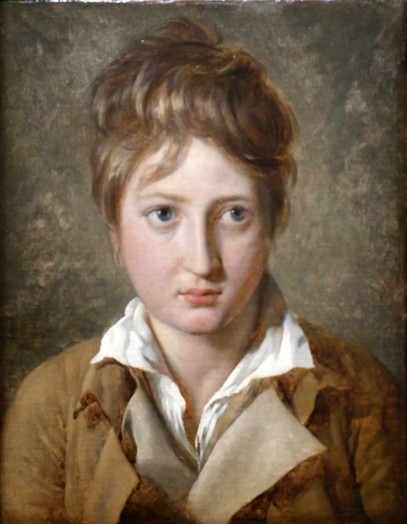 Retrato de jovem garoto - Jacques-Louis David