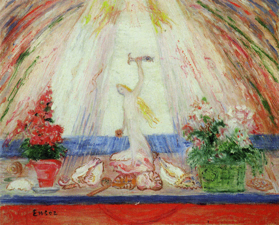 Flowers of the Earth, Flora of the Sea beneath a Laugh of Light - James Ensor